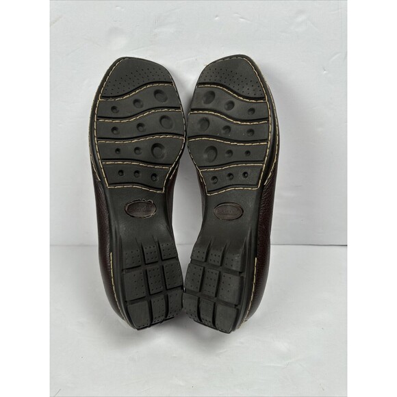 Bjorndal Brown Leather Driving Moccasin slip On Shoe Size 9M *peeling One Heel - Picture 9 of 13